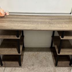 Home Office / Student Desk with Shelves