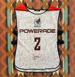 Mexico National Team POWERADE Training Bib/Vest Nestor Araujo #2 World Cup FIFA
