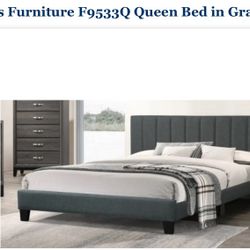 Queen New Platform Bed With Nice Mattress Sale 