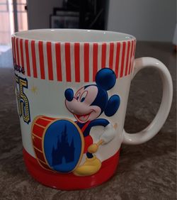 Disneyland "The Happiest Memories On Earth Since '55" Mug. Giant Mug 5in. Tall 4in. Diameter 