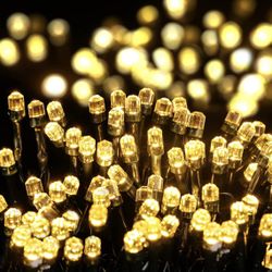 Outdoor Christmas Decoration Lights, Quntis 358FT 1000LED String Tree Lights, 8 Modes Waterproof Plug in LED Twinkle Fairy Lights Holiday Decor with T