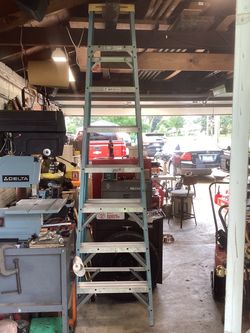 8 foot Werner ladder, little dirty, but in good condition