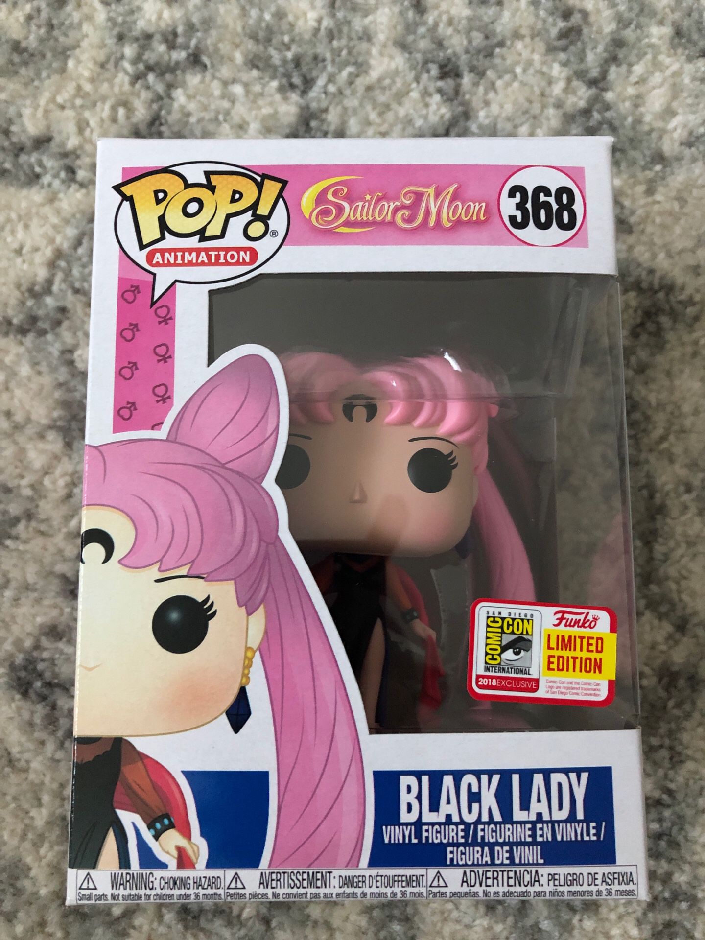 Funko POP Sailor Moon Black Lady SDCC