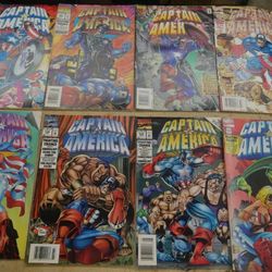 LOT 10 MARVEL COMICS CAPTAIN AMERICA 427 MAY 428 JUNE  438 APRIL 95  437 MARCH  431 SEPTEMBER  429 JULY 430 AUGUST 435 JANUARY  1  