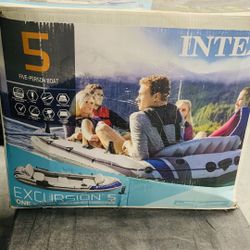 Lancha Inflable Para 5 Personas