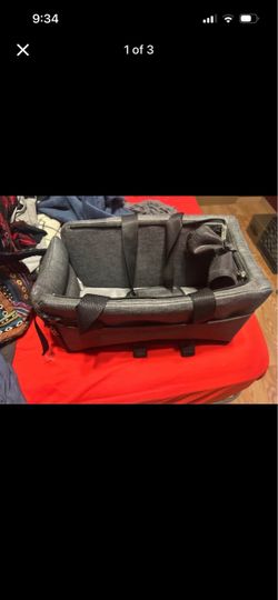 Gray Pet Car Seat