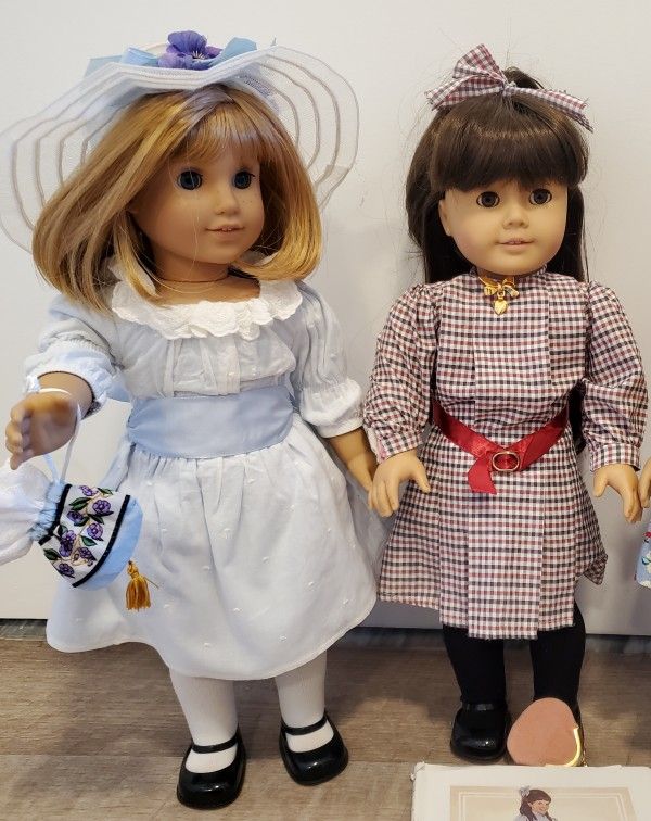 Pleasant company American girl Nellie & Samantha. Good condition, samanthas clothes are original pleasant company. She is one of the first made after 