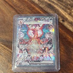 Korean black flame charizard ex