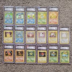 CGC 10 GRADED POKEMON CARDS (OBO)