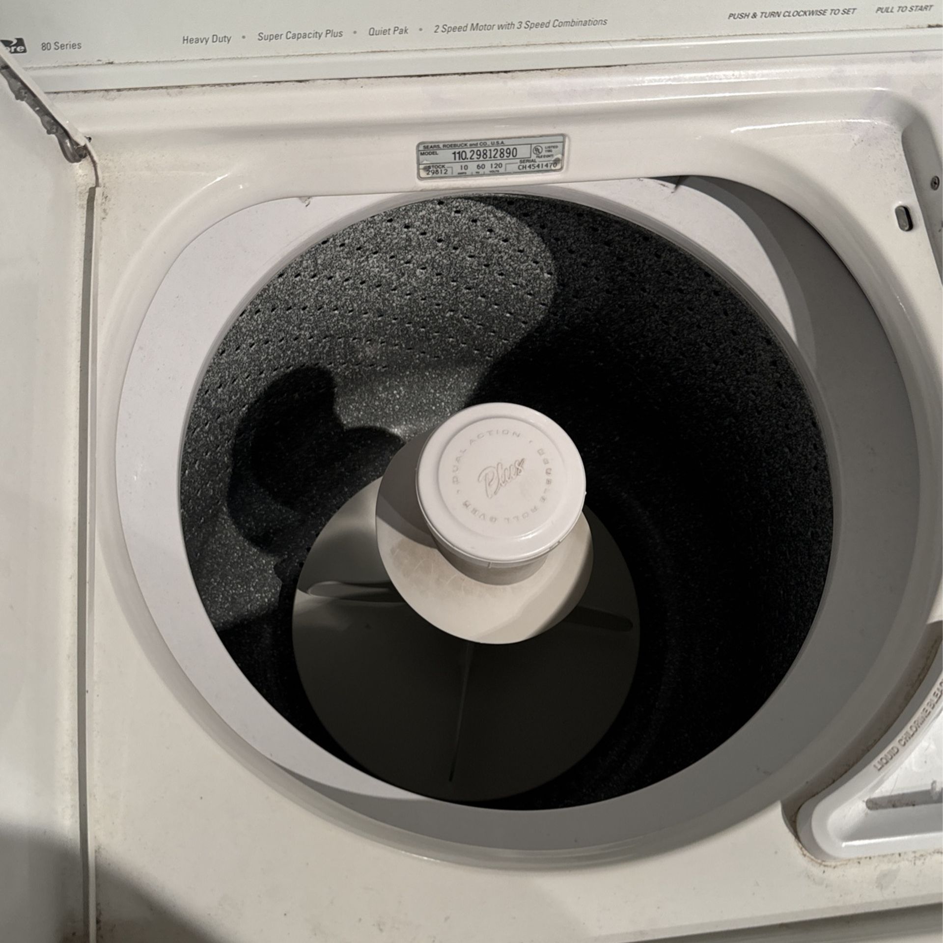 Kenmore 80 Series Washer 