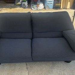 sofa, black