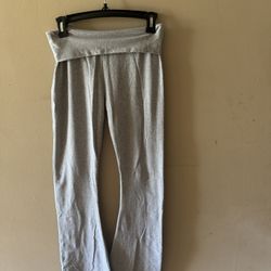 Grey Flared Leggings In Women’s
