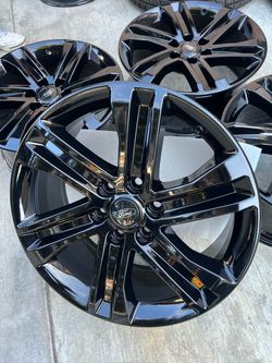 Ford f150 rims 20” OEM Factory Wheels Rines new gloss black powder coated ( exchange available )( Cambio Disponible ) fits ford f150 ford expedition )