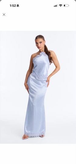 NEW blue long dress size XS