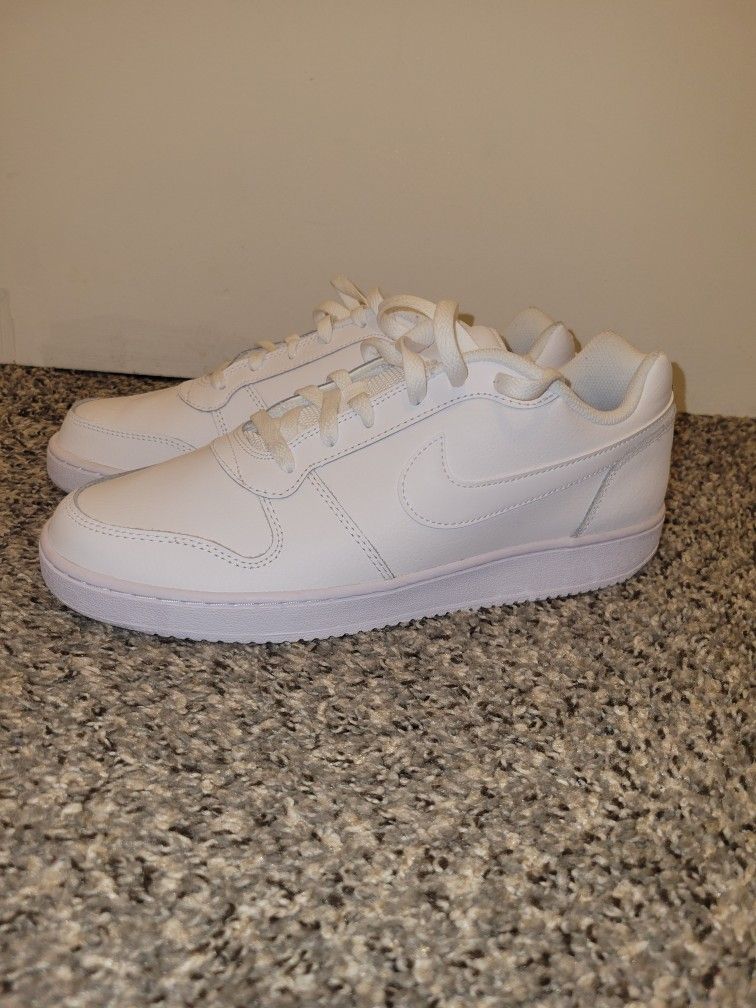 Nike Ebernon Low Triple White AQ1775 100 size 10