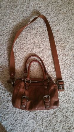 Fossil leather bag