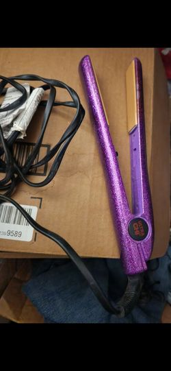 ULTRA CHI Purple Glitter Flat Iron