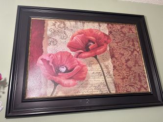 Art, Frame, Flowers