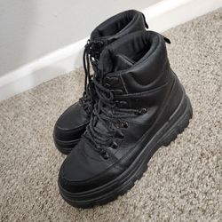 Woman Black Boots Size 10