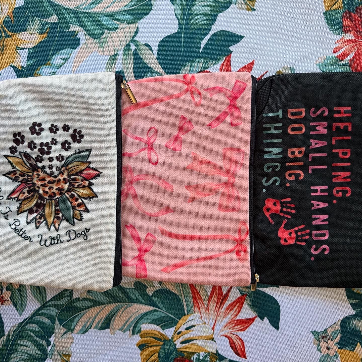 Cosmetic Bag Or Pencil Pouches 