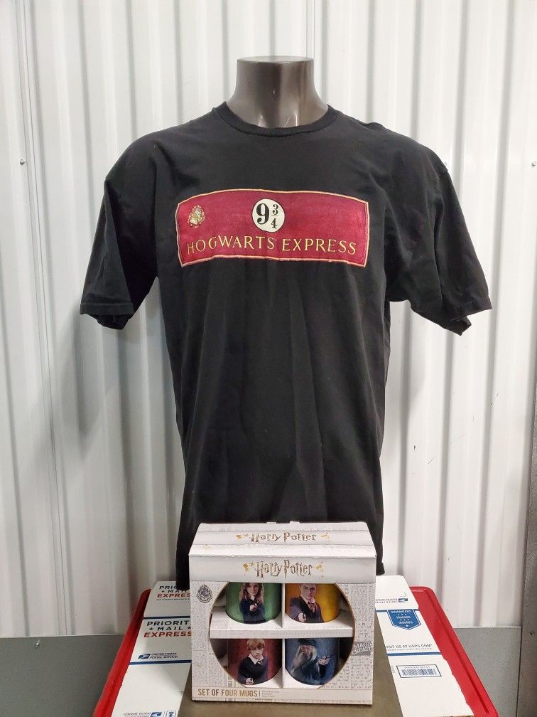 Harry Potter T-Shirt From Universal Studios & Mug Set
