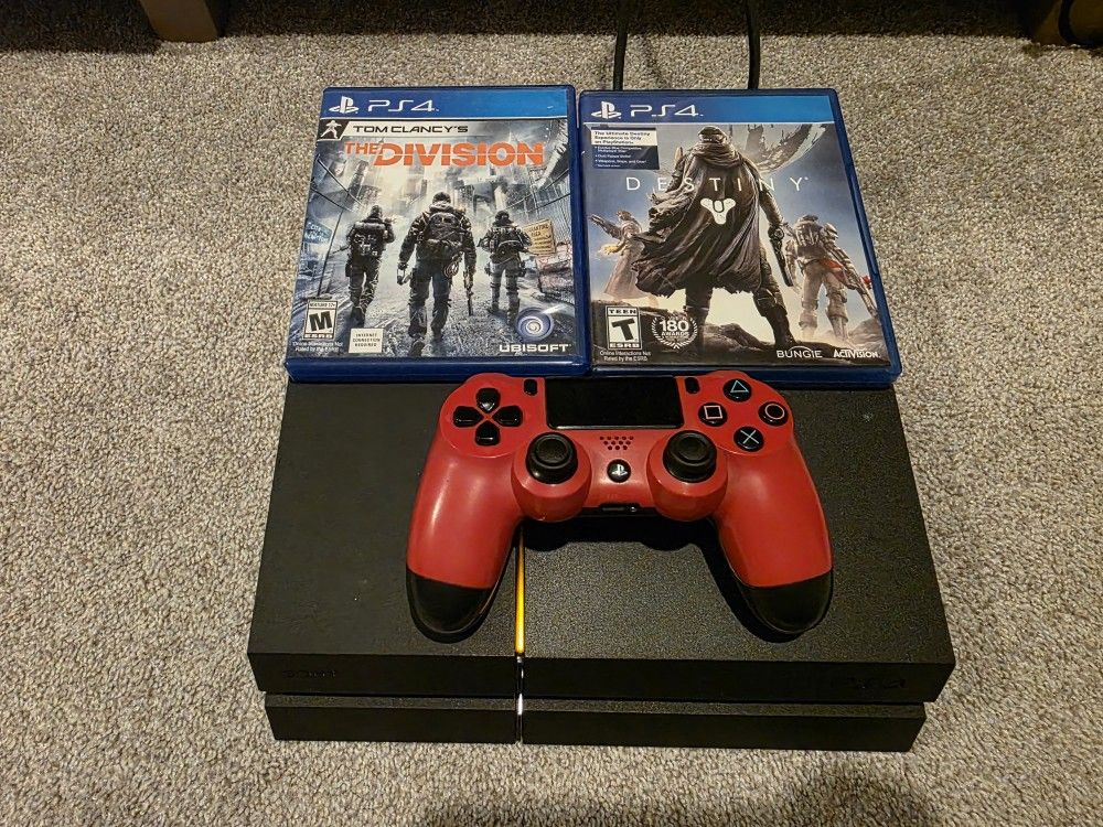 PS4 with 2 Games