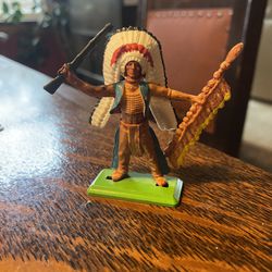 Toy Indian w/Tomahawk 2.5" 