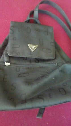 Guess mini backpack black