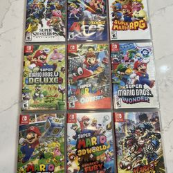 🎮🤩SUPER MARIO NINTENDO SWITCH GAMES 🎮🤩