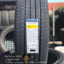 245/45/20 GOODYEAR Set of 4 New Tires Installation and Balance Included, Set De 4 Llantas Nuevas Instalacion y Balanceo Incluido