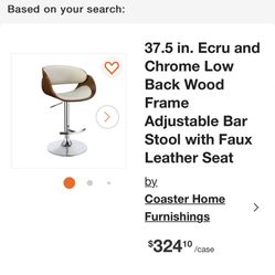 2 New Coaster Stools 