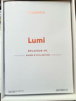Lumi IPL Hair Removal Handset