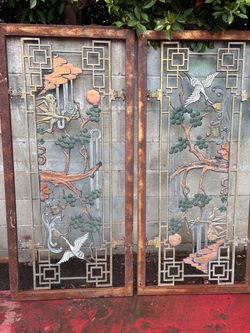 Rustic iron panels