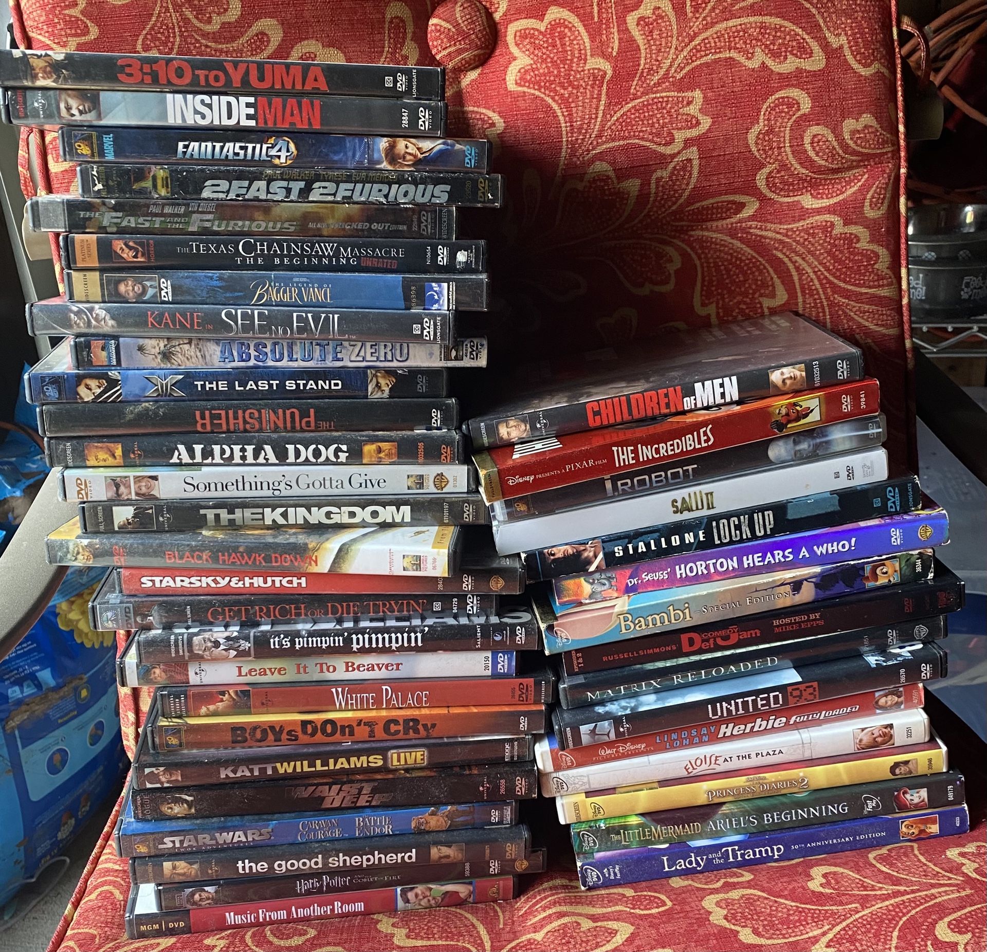 DVDs $1 each