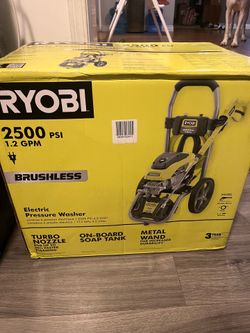 Ryobi 2500 psi 1.2 GPM ELECTRIC PRESSURE WASHER- brand new in sealed box