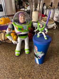 Buzz Lightyear with cup