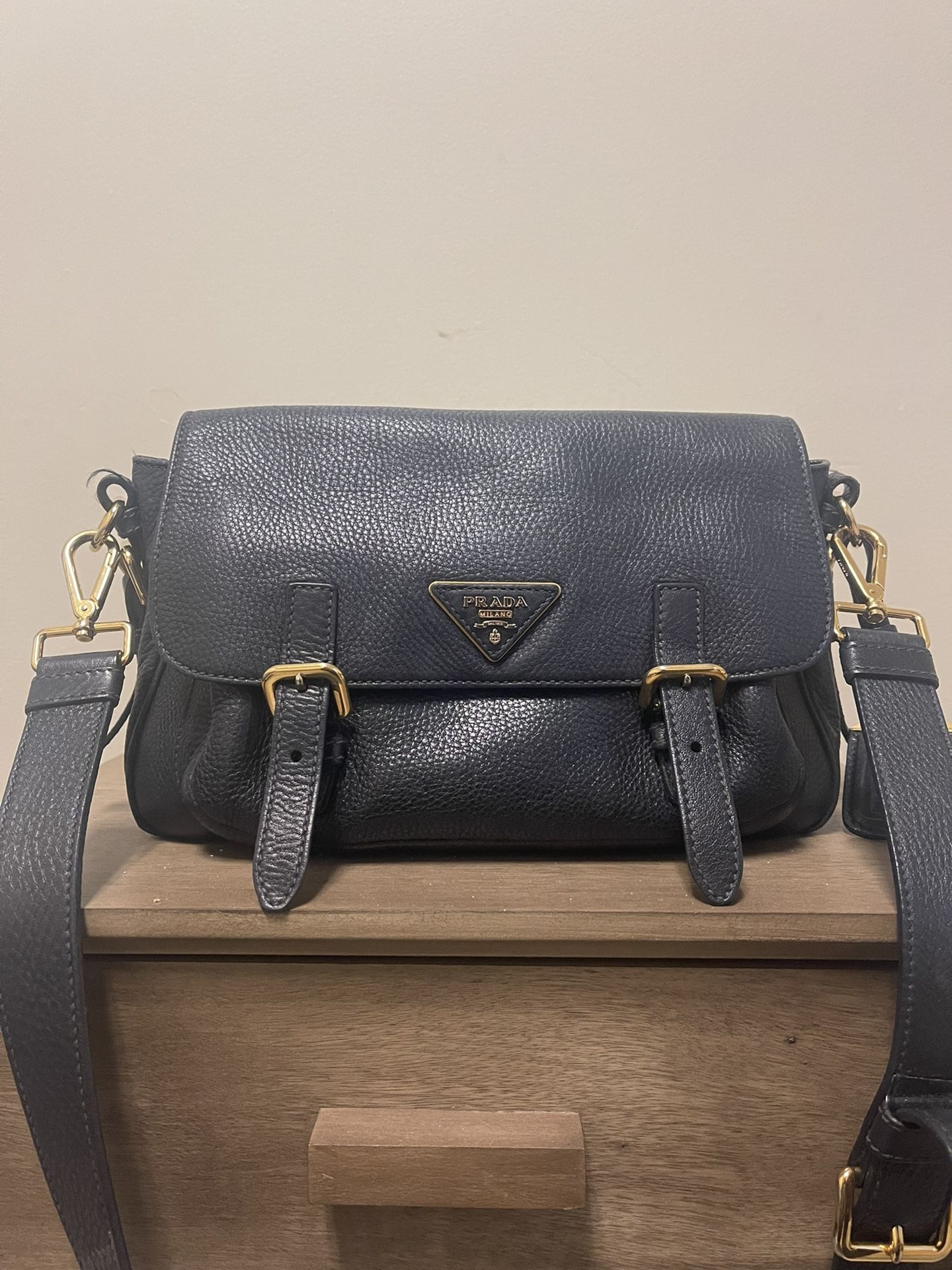 Prada Vitello Daino Messenger Bag