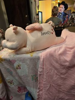 Piggy Plush With Blanket 