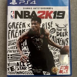 NBA 2K19 PS4 Video Game