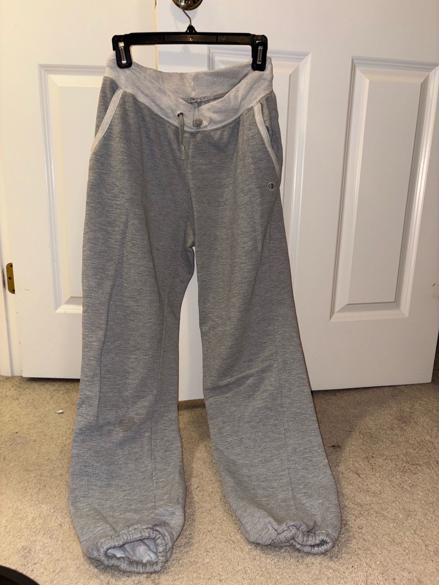 Grey Champion Jogger Sweatpants Adjustable Waistband