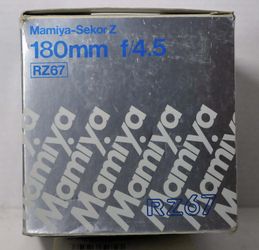 MAMIYA RZ67 SEKOR Z 180mm f4.5 LENS WITH BOX