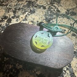 Certified Yellow Jade Flower