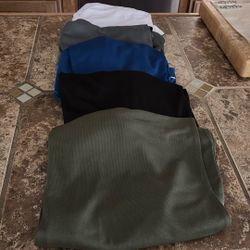5 New, Never Worn T Shirts/ Wicking Material 