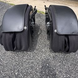 Harley Davidson Leather Pros Saddlebags M8 Low Rider S