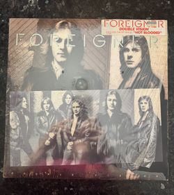 Foreigner Double Vision 1978 Vinyl-Cover In Original Plastic, Excellent Used Condition