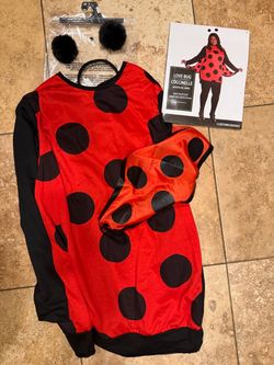Adult XL size 18/20 ladybug costume