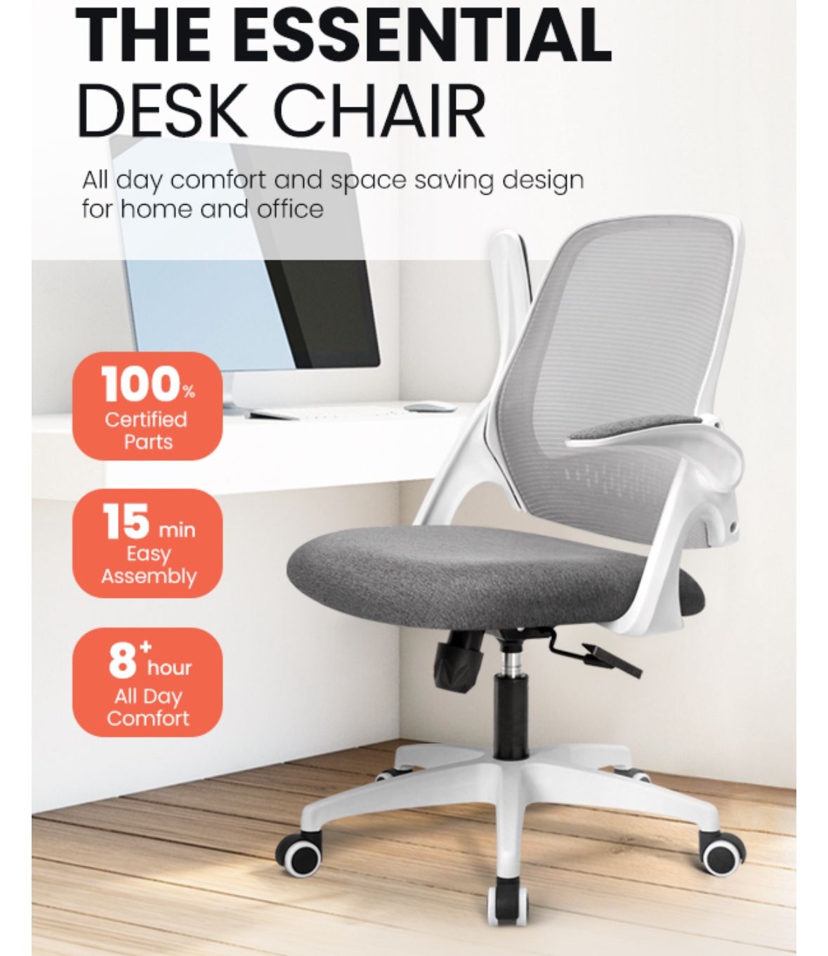 OfficeChair w/ Ergonomic Lumbar Back Support New/Sealed