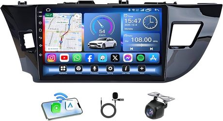 10" Car Stereo for Toyota Corolla 2014-2016 Wireless CarPlay Android Auto