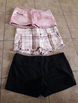 3 júnior shorts