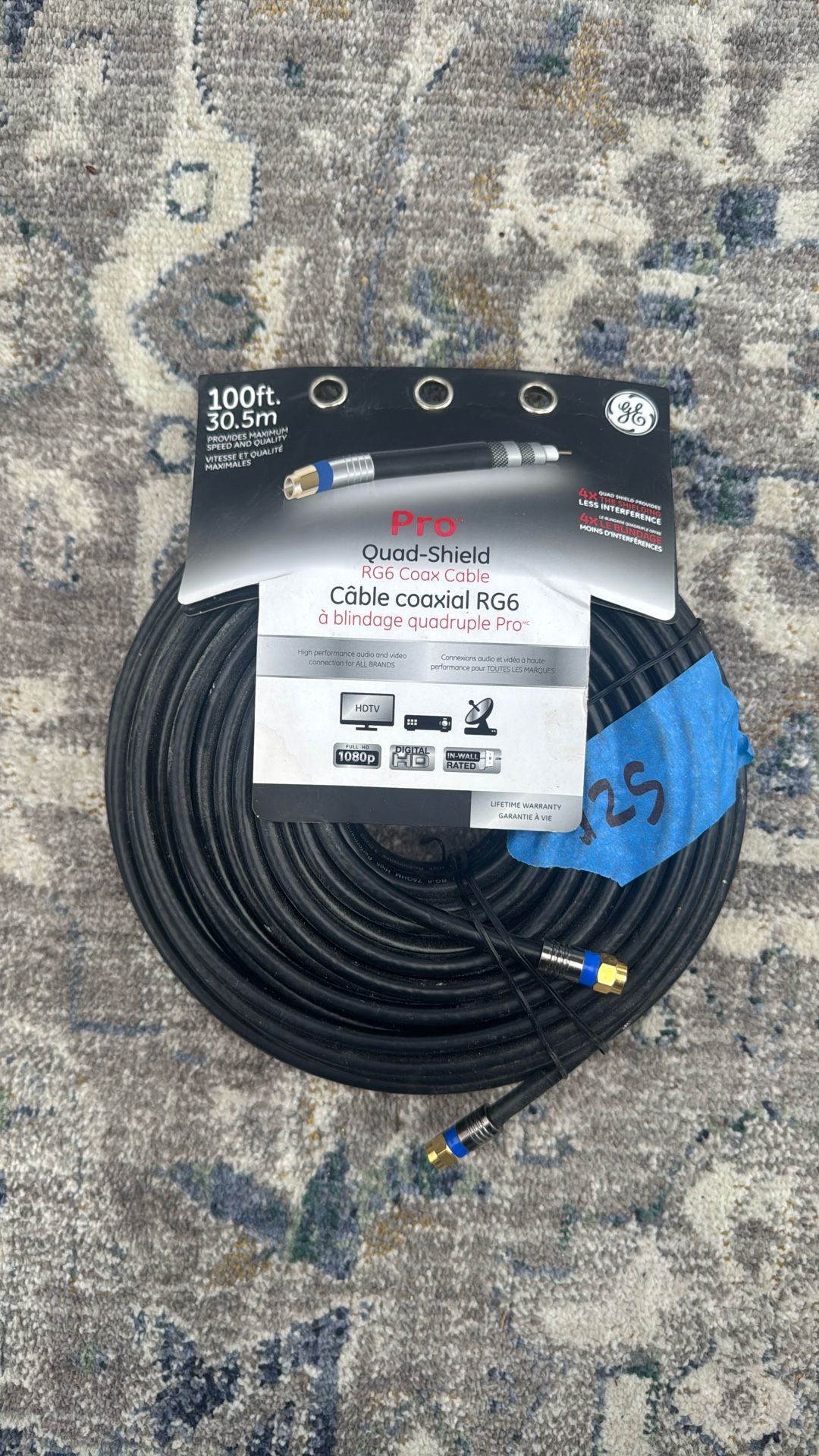 Quad Shield RG6 Coax Cable